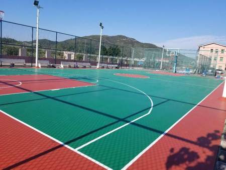 硅PU篮球场
