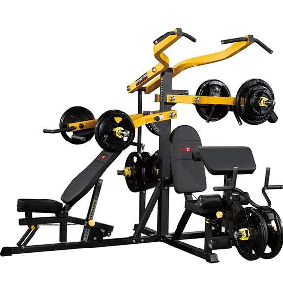 康强免维护力量训练器三方位综合训练器BK-167三人站大型组合健身器材